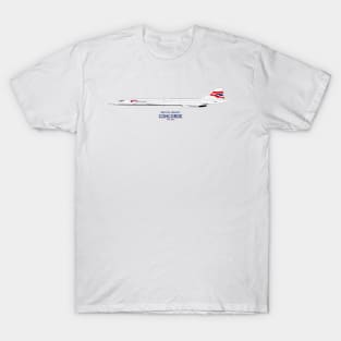 British Airways Concorde 1997 To 2003 T-Shirt